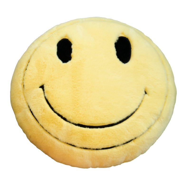Smiley Decorative Pillow - 18 Inch Bright Cheerful Cushion, Kids & Adults Variation 1