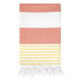 Sand Free Cotton Beach Towel 40x72 Inches - Quick Dry Absorbent Travel Pool Yoga Orange Variation
