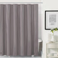 Heavyweight Charcoal PEVA Shower Liner 72x72 Inch with Reinforced Grommets
