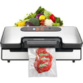 Vacuum Sealer Machine with Dual Pumps & Sealing Strips - 130W