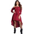 Gothic Vampire Costume Dress for Women Halloween Renaissance Cosplay