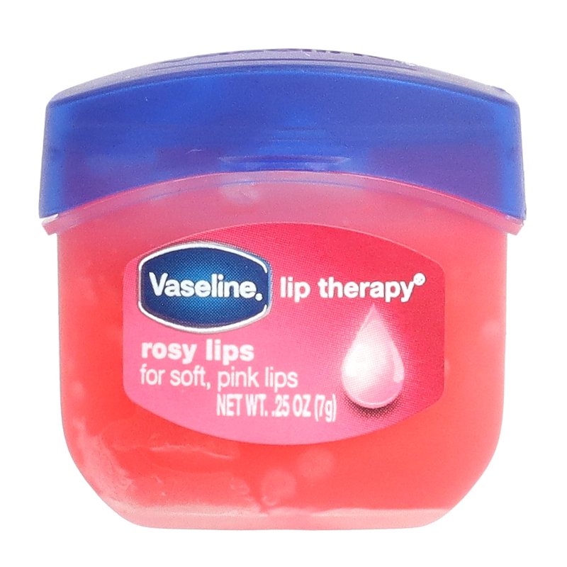 Rosy Lip Therapy Balm - Moisturizing Petroleum Jelly with Sheer Pink Tint