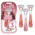 Sensitive Skin Disposable Razors for Women - 3-Blade, 3-Count Pack