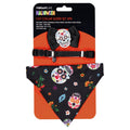 Halloween Cat Collar Set with Bandana and Bow Tie - Adjustable, 3 Pieces