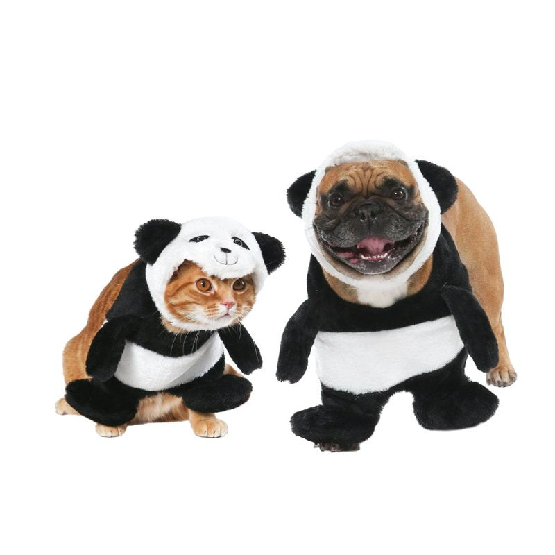 Dog Panda Costume Small - Vibrant Life Halloween Pet Outfit with Headpiece