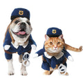 Pet Police Officer Costume Medium with Hat & Accessories - Vibrant Life