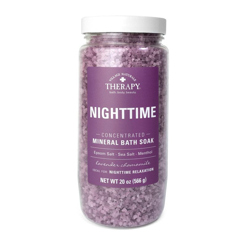 Nighttime Relief Mineral Bath Soak with Lavender & Menthol - 20 oz