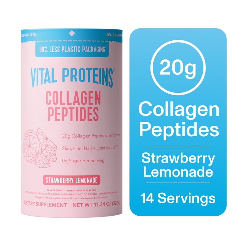 Grass-Fed Collagen Peptides Powder - Supports Hair, Skin, Nails & Joints