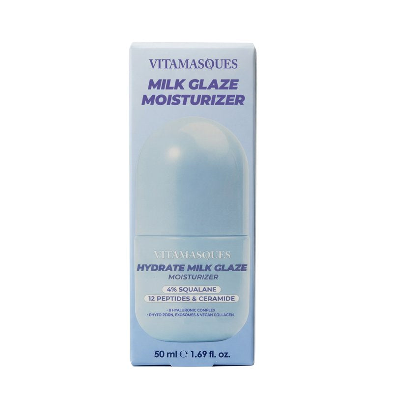 Hydrate Milk Glaze Moisturizer with Squalane, Peptides & Ceramides, 1.69 fl oz