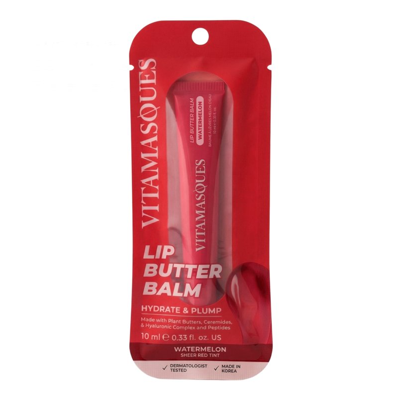 Hydrating Lip Butter Balm - Vegan Peptide & Hyaluronic Lip Treatment