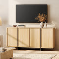 Modern TV Stand - Entertainment Center for 70" TVs with Storage Doors