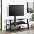 3-in-1 TV Stand for TVs up to 70” - Glassy Black Finish