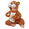 Baby Animal Costume Romper - Brown Bear, 24-30 Months, Winter Flannel