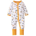 Unisex Baby Halloween Cotton Convertible Footie Pajamas - Yellow, 9-12 Months