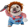 Pet Deadly Dog Costume Halloween Cosplay Outfit for Small to Large Dogs