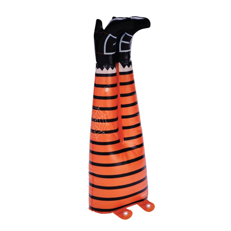Inflatable Halloween Witch Legs - Indoor & Outdoor Yard Decor, 30-Inch