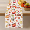 Autumn Leaves Table Runner 13x48 Inches - Fall Harvest Thanksgiving Decor