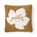 Gather Fall Decor Throw Pillow - 18x18 Inch Polyester Reversible Cushion