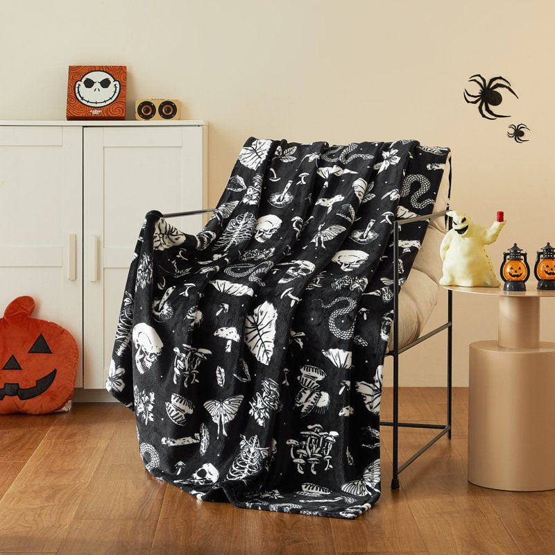 Way To Celebrate Dark Forest Floor Plush Oversized Couch Throw Blanket - Variation of THIS listing