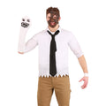 Plus Size Men's WWE Mankind Costume with Mask & Accessories - 2X
