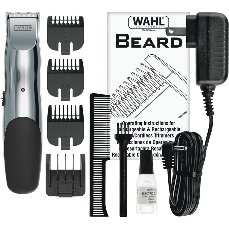 Beard Trimmer Kit with 7 Lengths & Self-Sharpening Blades