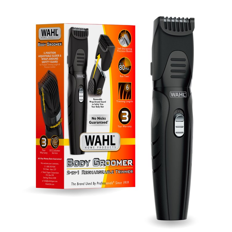 Electric Body Groomer for Men - Versatile Hair Trimmer, Model 3029843