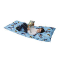 Toddler Nap Mat with Batman Design - Easy Fold Travel Bed for Boys