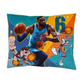 Space Jam Toddler Plush Pillow - Blue and Orange Sports Decor