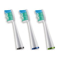 Compact Electric Toothbrush Replacement Heads, Soft Bristles - 3 Pack