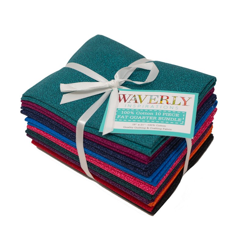 Precut Fabric Bundle 10 Pieces - Cotton Quilting & Sewing Fabric Assortment