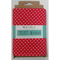 Cotton Quilting Fabric - Medium Dot Print in Poppy Red, 44" Wide, 1 Yard