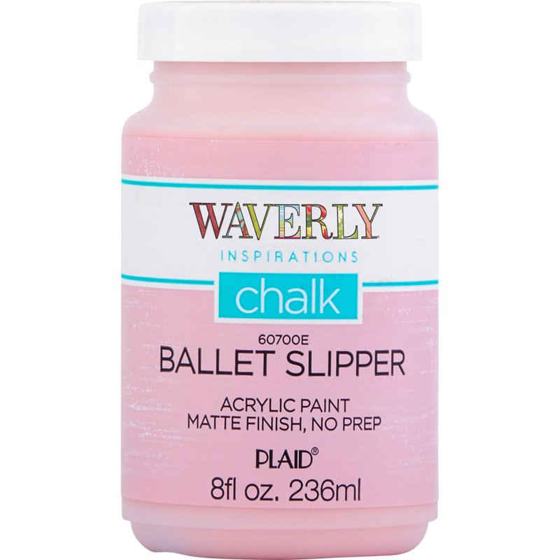 Waverly Inspirations Ballet Slipper Chalk Paint - 8 Fl Oz Ultra Matte Finish - Variation of THIS listing