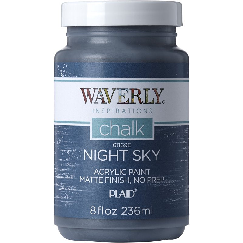 Waverly Inspirations Chalk Paint Night Sky - Ultra Matte 8 fl oz - Variation of THIS listing
