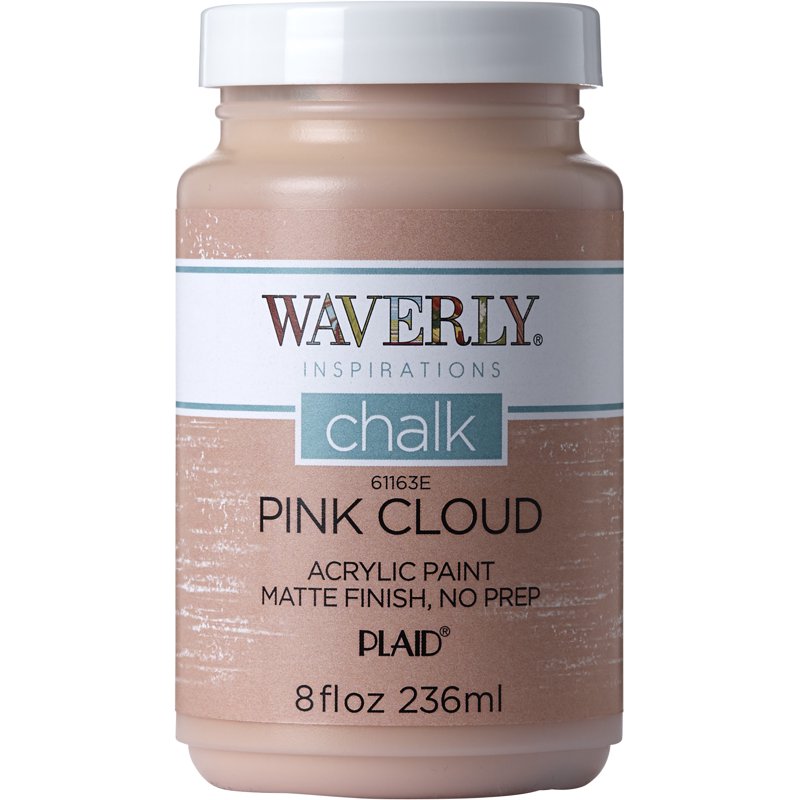 Pink Cloud Chalk Paint - Ultra Matte Acrylic, 8 Fl Oz - Waverly Inspirations