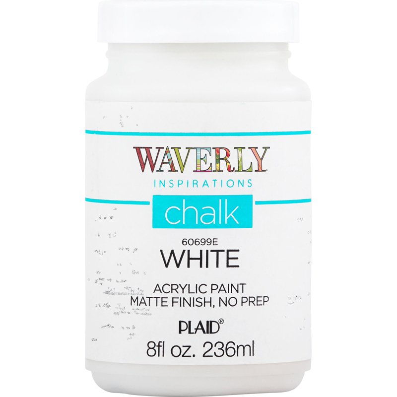 Waverly Inspirations Chalk Paint - Ultra Matte White, 8 Fl Oz - Variation of THIS listing