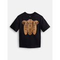 Halloween Boys Graphic T-Shirt with Short Sleeves - Black Soot, Size 10-12
