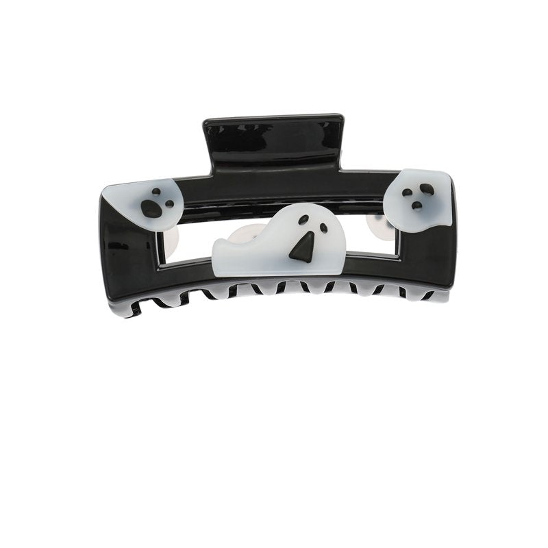 Halloween Women's Ghost Claw Clip - Multicolor Square Hair Accessory