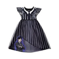 Wednesday Girls Halloween Fantasy Gown - Black, Size 10/12, L10/12