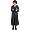 Wednesday Nevermore Girl's Costume - Addams Family Dress & Blazer Set - Variation 12/14