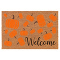 Fall Welcome Doormat - 24x16 Coco Coir Door Mat for Halloween Thanksgiving