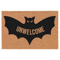 Welcome Doormat 24x16 Inch Coco Coir Door Mat Halloween Gift Unwelcome Entry