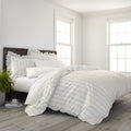 Organic Cotton Comforter Set Full/Queen - Brooke Gray EcoPure 3-Piece