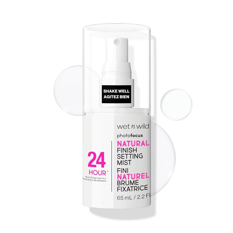 Natural Finishing Setting Mist Spray - 24 Hour Wear, 1.52 fl oz