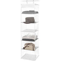 Hanging Closet Shelves Organizer 6-Tier Sweater & Accessory Storage