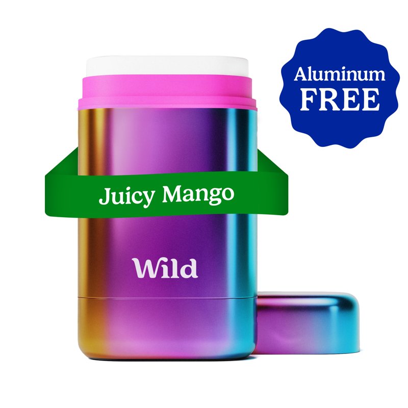 Refillable Natural Deodorant Starter Kit with Reusable Chrome Case