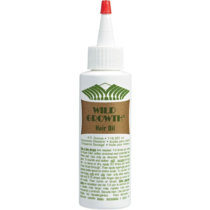 Wild Growth Hair Oil - 4 oz Plant-Based Treatment for Strong, Healthy Hair