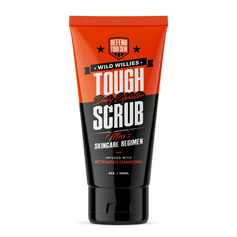 Tough Scrub Face Exfoliator for Men with Oily Skin - 5 oz