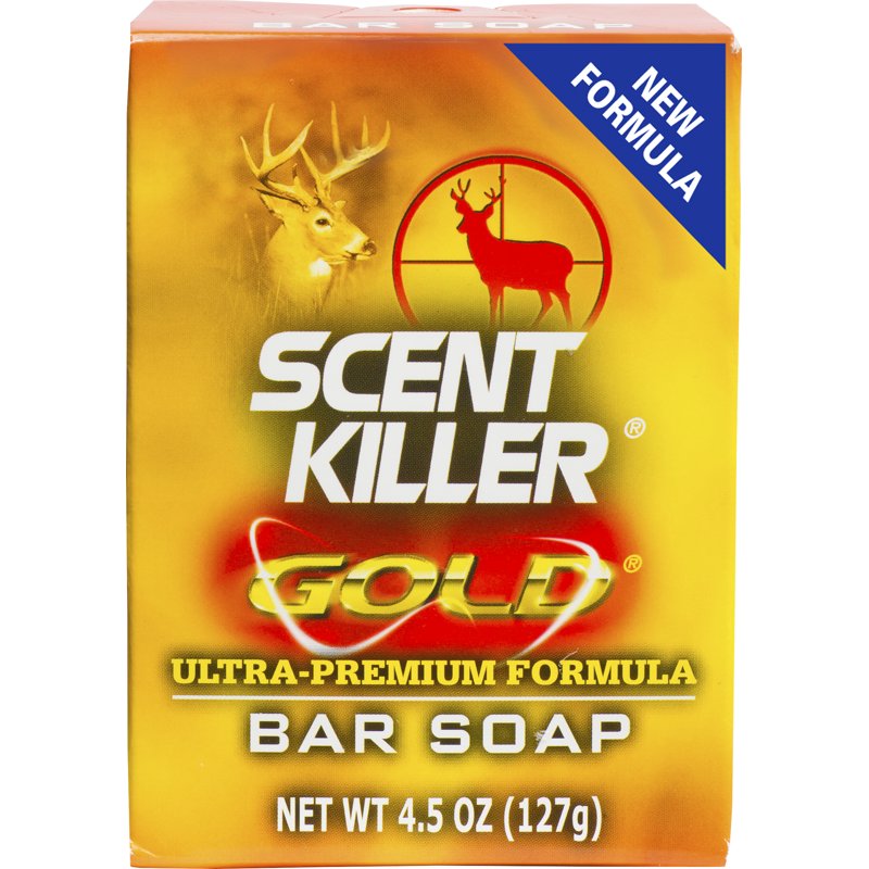 Scent Killer Gold Hunting Bar Soap - 4.5 oz Unscented Odor Eliminator