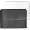 Non-Stick Mega Cookie Sheet & Cooling Rack Set - 21x15