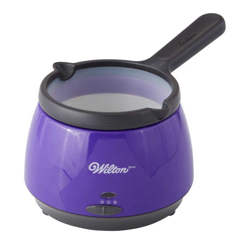 Electric Candy Melting Pot with Temperature Control and Silicone Insert